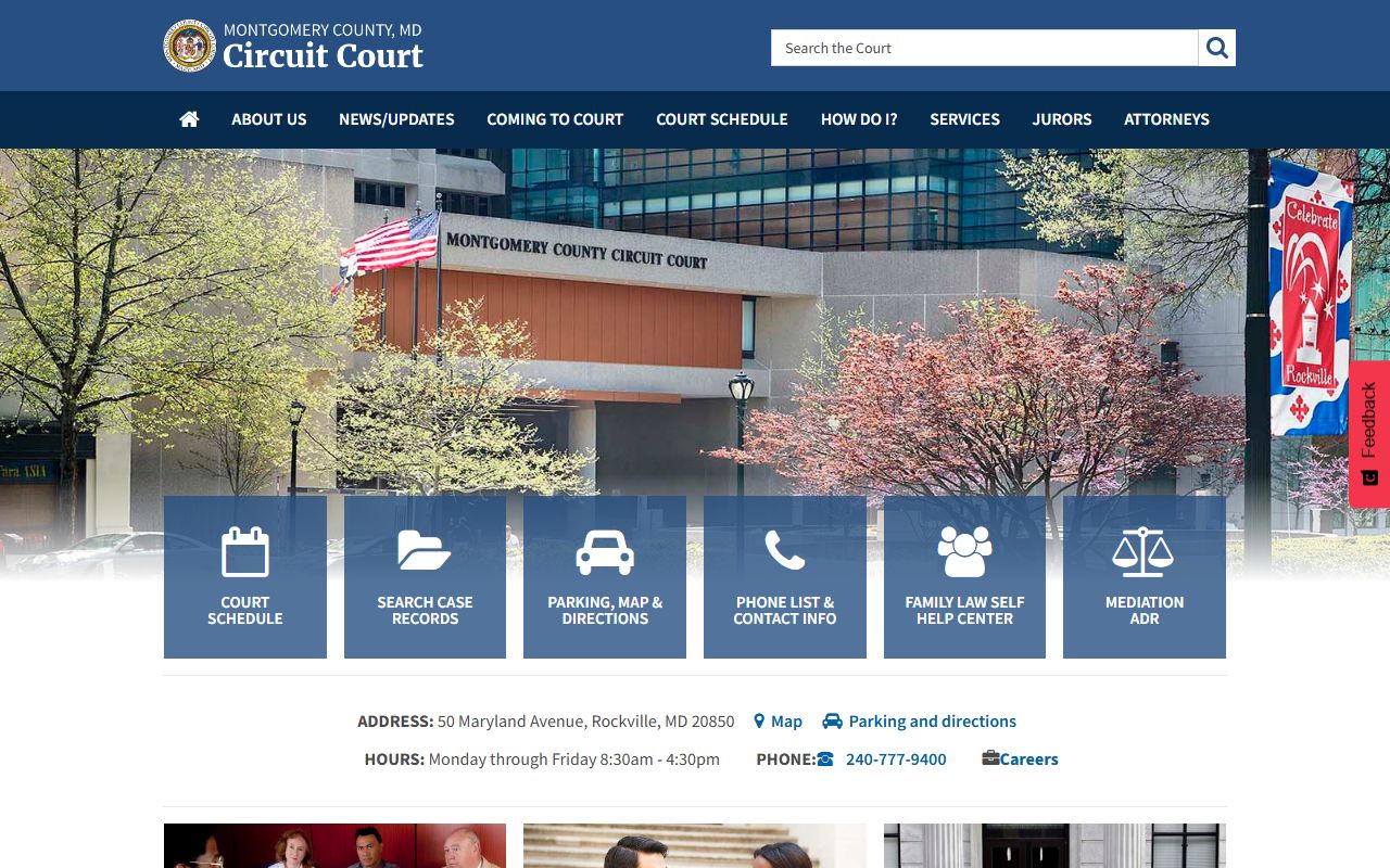 Montgomery County Circuit Court Clerk property records portal